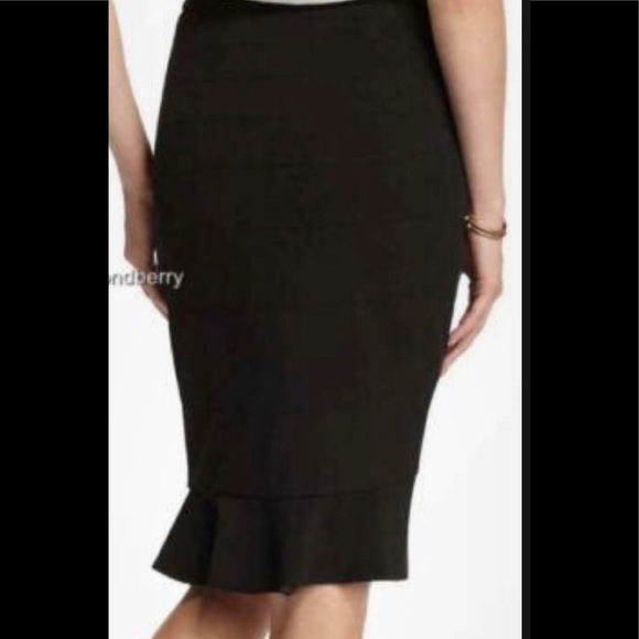 HD in Paris Black fitted flounced skirt, size 8. From Anthropologie. - Picture 3 of 5
